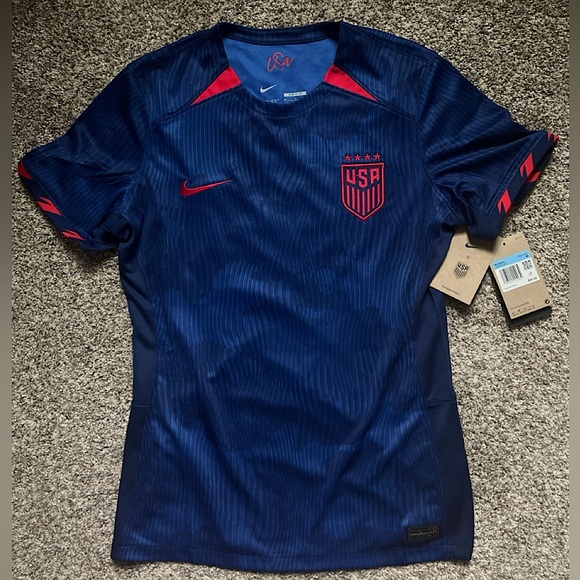 New with Tags; Nike Dri-Fit Women's Slim Fit Team USA  Jersey - Picture 1 of 4